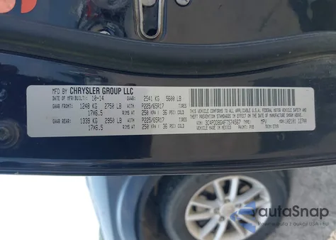 2015 Dodge Journey Sxt из США, поврежденный, VIN 3C4PDDBG4FT574567